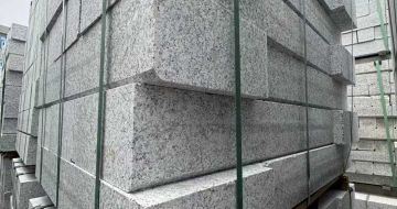 南平芝麻白路牙石 马路牙子