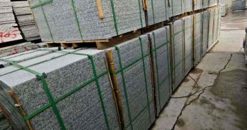 南平芝麻白地铺版 石材地铺石