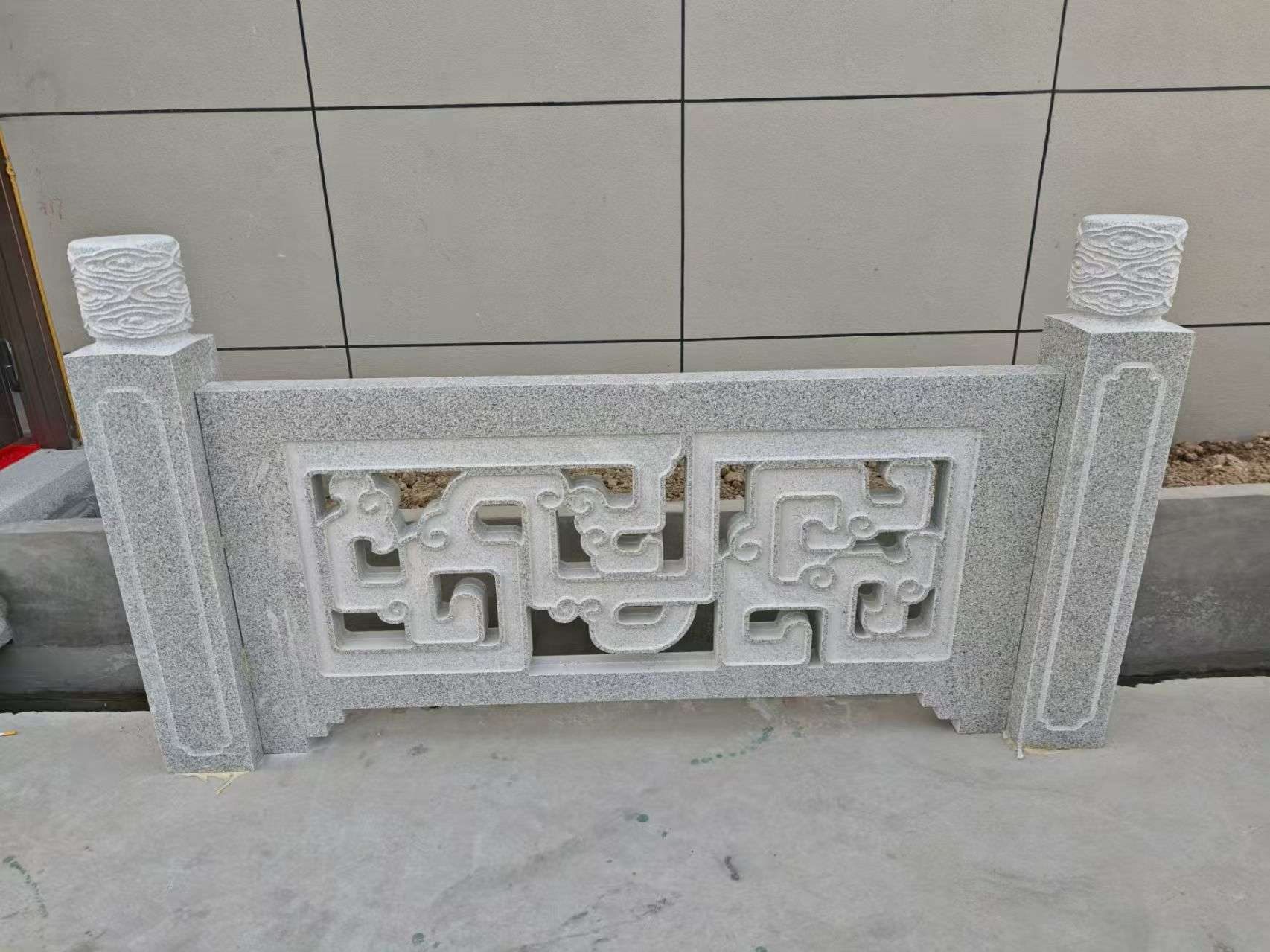南平芝麻白河道栏杆 桥栏杆