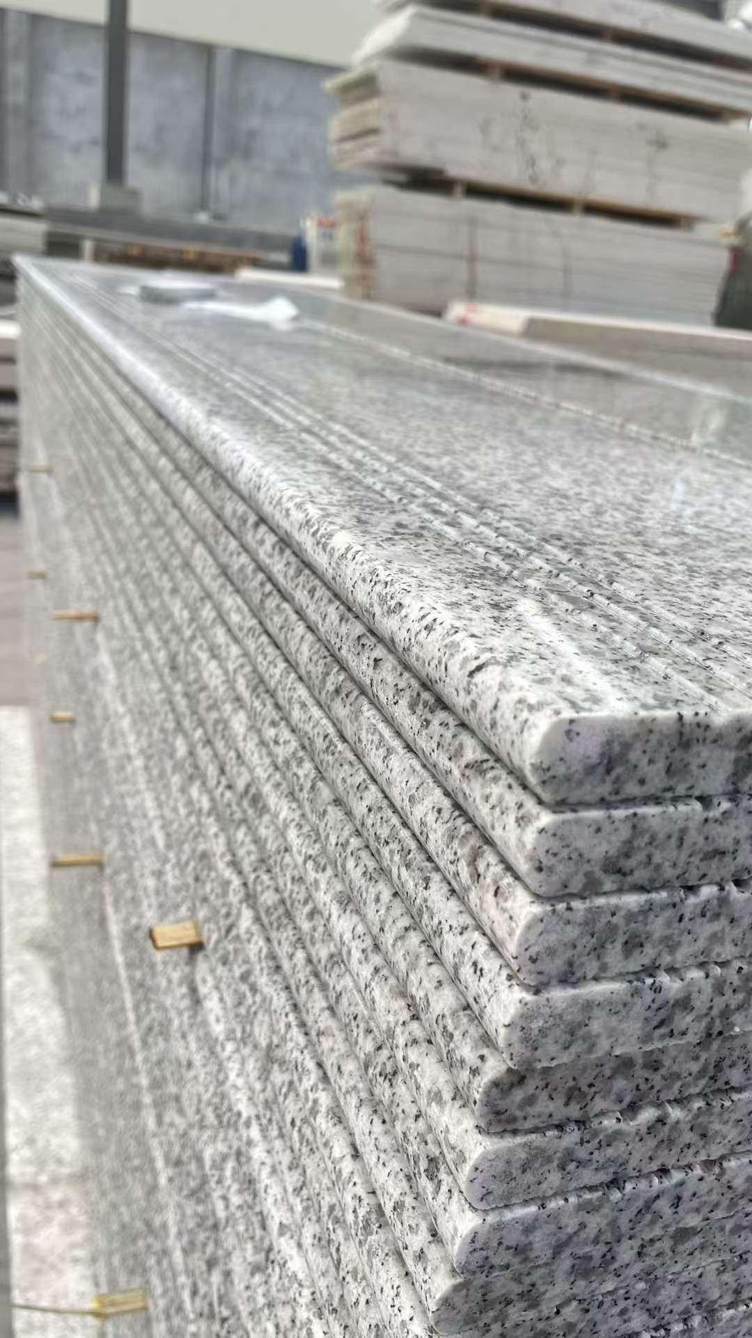南平芝麻白楼梯踏步 花岗岩楼梯板材